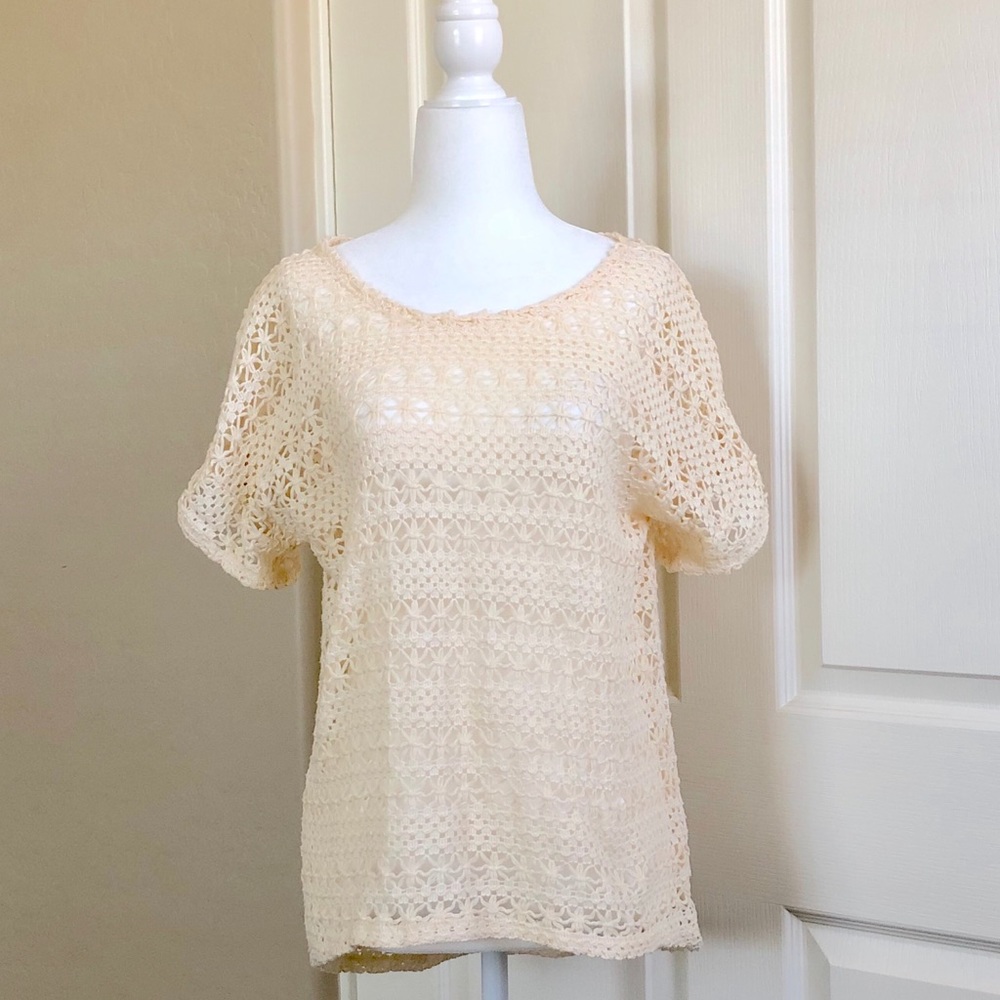 Belldini crochet blouse